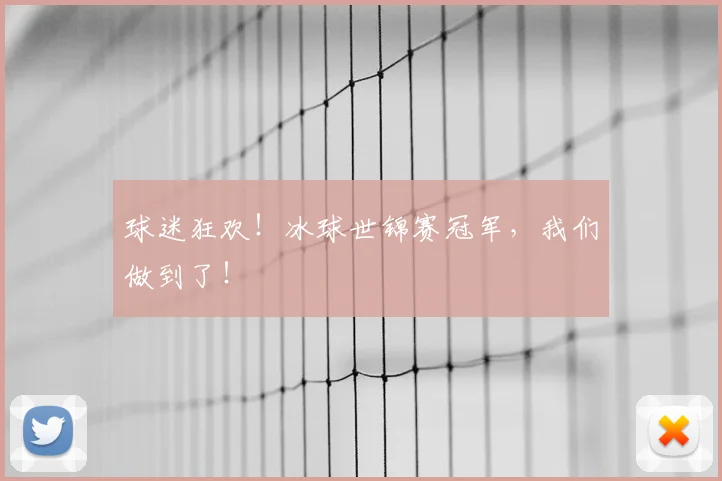 球迷狂欢!冰球世锦赛冠军,我们做到了!